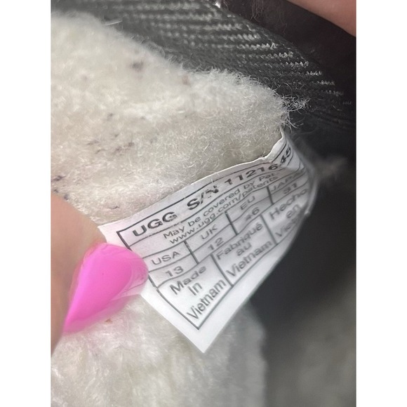 Ugg Neumel Moc Chukka Mens Warm Faux Fur Ankle Lace‎ Up Boots In Olive Green 13 - Picture 12 of 13